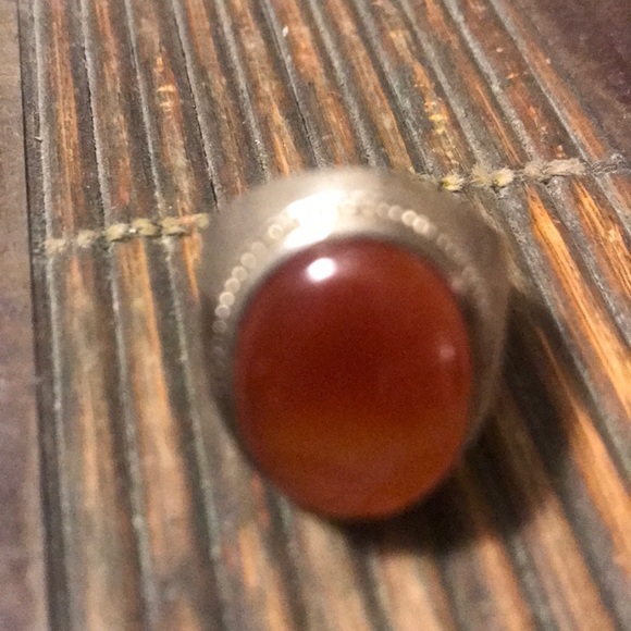 Ruby sterling silver ring - Picture 3 of 3